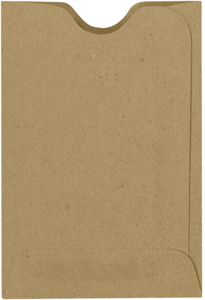Grocery Bag 28lb Credit Card Sleeve (2 3/8 x 3 1/2)