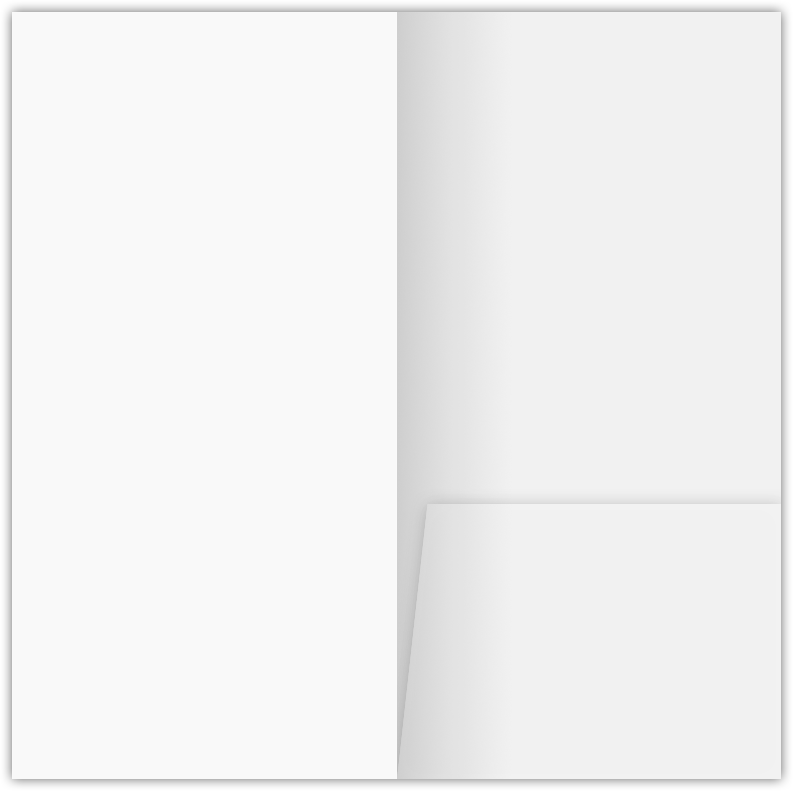 White Smooth 110lb 3 1/2 x 7 One Pocket Key Card Holders with 2 1/2 Inch Pocket
