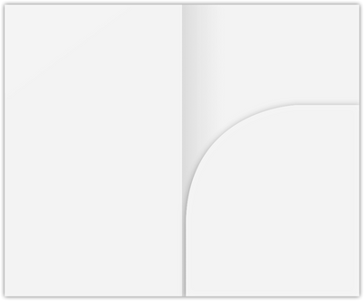 White Semi-Gloss 12pt C1S 2 3/4 x 4 1/2 One Curved Pocket Key Card Holders with 3 Inch Pocket