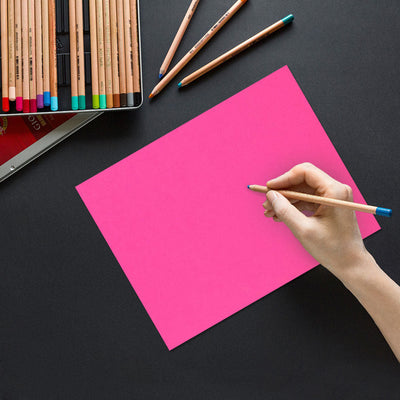 Fuchsia Pink Magenta 65lb 8 1/2 x 11 Cardstock