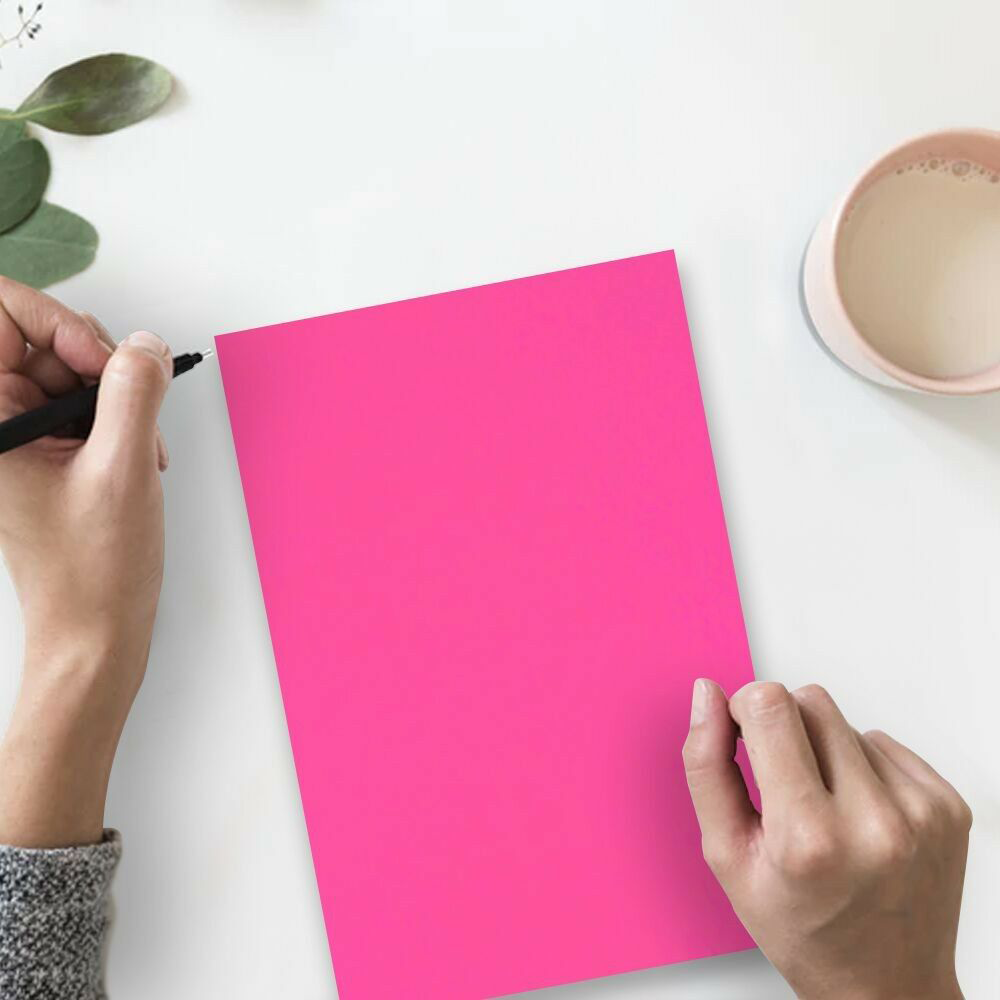 Fuchsia Pink Magenta 65lb 8 1/2 x 11 Cardstock