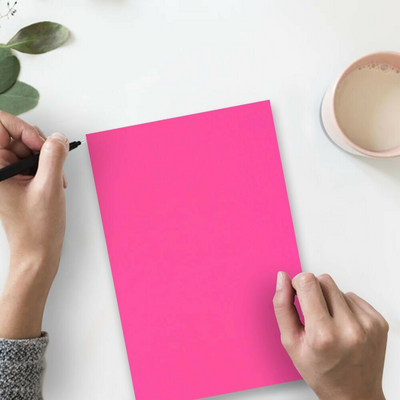 Fuchsia Pink Magenta 65lb 8 1/2 x 11 Cardstock