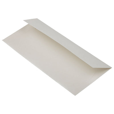 White Quartz Metallic 32lb #10 Square Flap Envelopes (4 1/8 x 9 1/2)