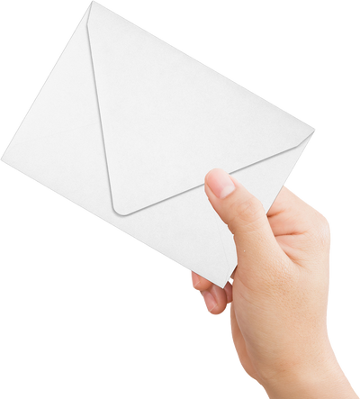 White 28lb A1 Contour Flap Envelopes (3 5/8 x 5 1/8)