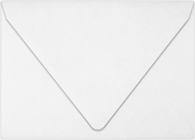 White 28lb A1 Contour Flap Envelopes (3 5/8 x 5 1/8)