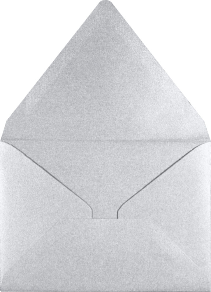 Silver Metallic 32lb A1 Contour Flap Envelopes (3 5/8 x 5 1/8)