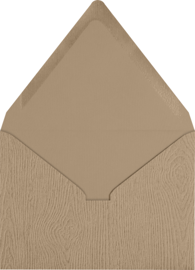 Oak Brown Woodgrain 68lb A1 Contour Flap Envelopes (3 5/8 x 5 1/8)