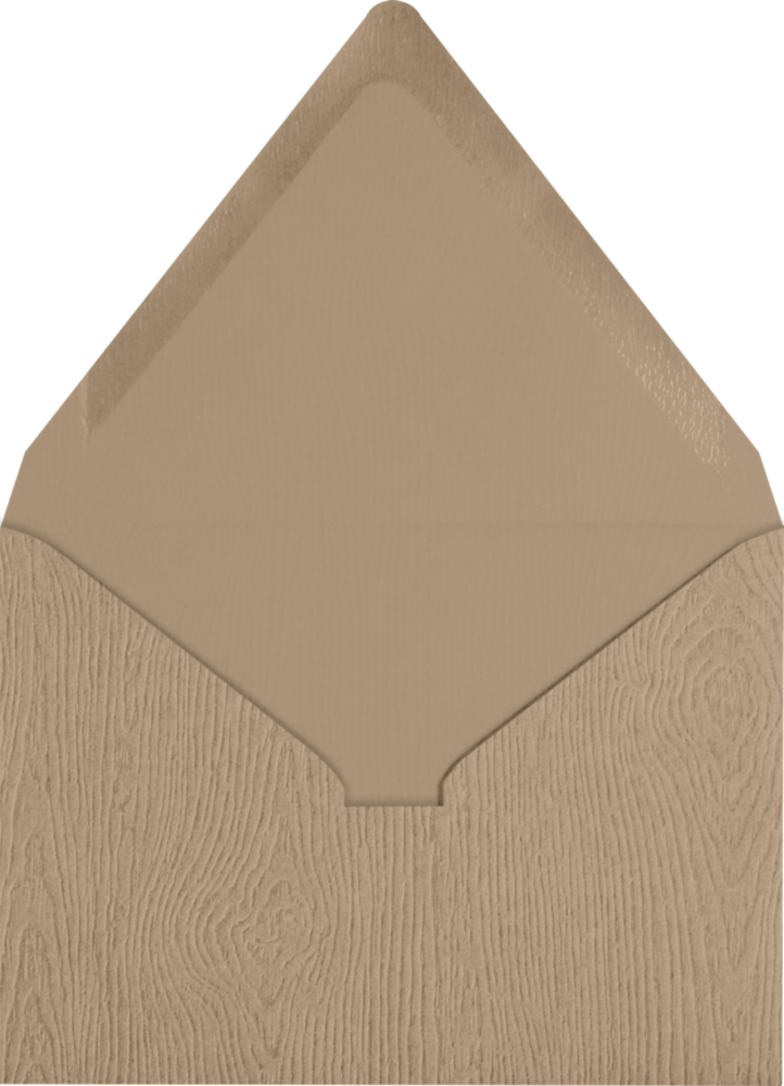 Oak Brown Woodgrain 68lb A1 Contour Flap Envelopes (3 5/8 x 5 1/8)