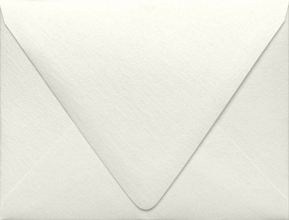 White Quartz Metallic 32lb A2 Contour Flap Envelopes (4 3/8 x 5 3/4