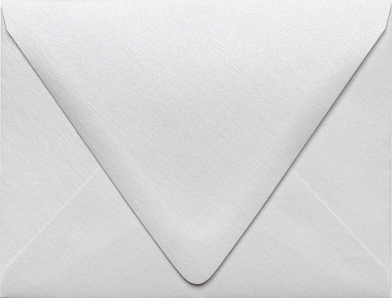 Buy A2 Contour Flap Envelopes (4 3/8 x 5 3/4) - Crystal Metallic ...