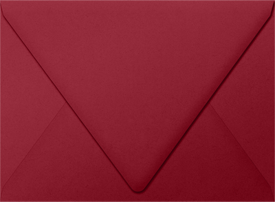 Garnet Dark Red 32lb A6 Contour Flap Envelopes (4 3/4 x 6 1/2)