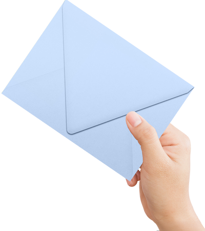 Baby Blue 32lb A7 Contour Flap Envelopes (5 1/4 x 7 1/4)