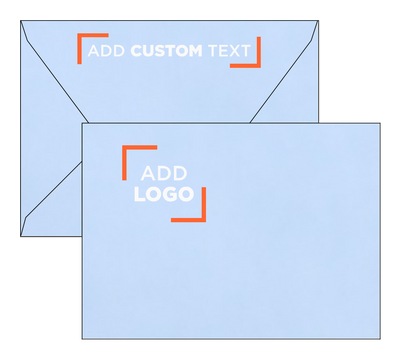 Baby Blue 32lb A7 Contour Flap Envelopes (5 1/4 x 7 1/4)