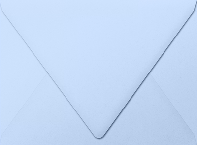Baby Blue 32lb A7 Contour Flap Envelopes (5 1/4 x 7 1/4)
