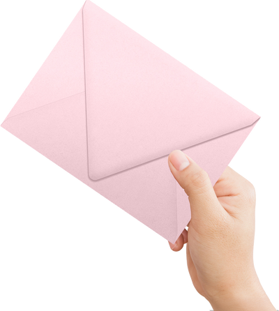 Baby Candy Pink 32lb A7 Contour Flap Envelopes (5 1/4 x 7 1/4)