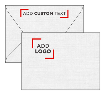 White Linen 32lb A7 Contour Flap Envelopes (5 1/4 x 7 1/4)