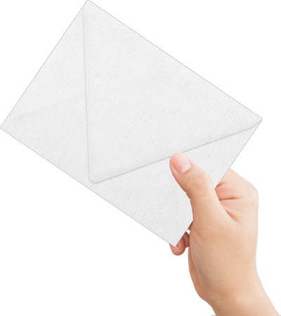 White Linen 32lb A7 Contour Flap Envelopes (5 1/4 x 7 1/4)