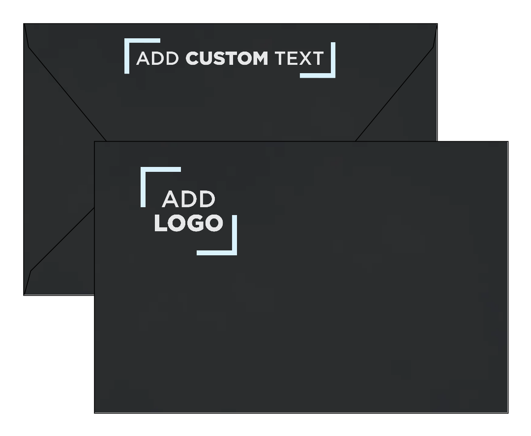 Smooth Midnight Black 32lb A9 Contour Flap Envelopes (5 3/4 x 8 3/4)