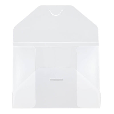 Clear Frost Small 4 1/4 x 6 1/4 x 1/4 Plastic Portfolios