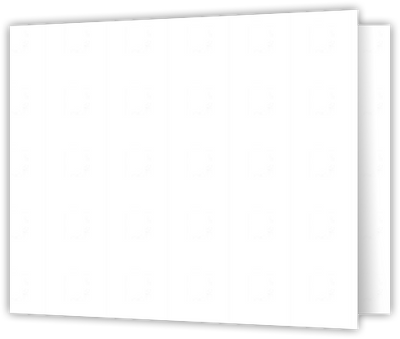 White Recycled Smooth 80lb 2 3/4 x 3 3/4 One Pocket Key Card Holders with 2 1/4 Inch Pocket