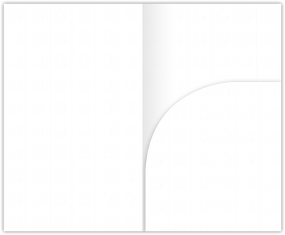 White Recycled Smooth 80lb 2 3/4 x 4 1/2 One Curved Pocket Key Card Holders with 3 Inch Pocket