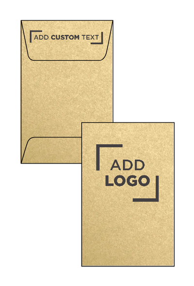 Light Gold Blonde Metallic 32lb #1 Coin Envelopes (2 1/4 x 3 1/2)
