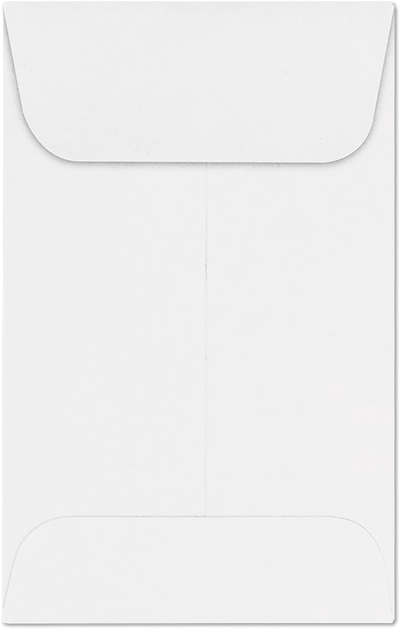 Premium White 32lb #1 Coin Envelopes (2 1/4 x 3 1/2)