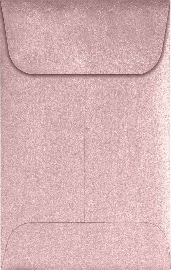 Shop 1 Coin Envelope (2 1/4 x 3 1/2) - Misty Rose Metallic - Envelopes