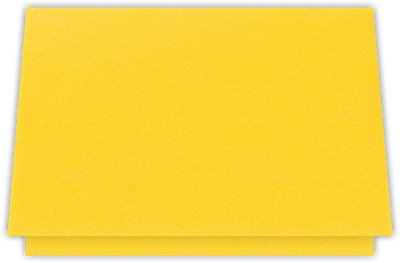 Lemon Drop Vellum 100lb 5 1/8 x 3 3/8 One Pocket Landscape Photo Holders with 1 3/8 Inch Pocket