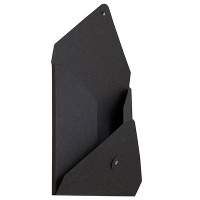 Black Kraft Medium 9 1/2 x 12 x 1/4 Button and String Portfolios