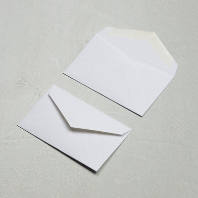 White 24lb Cougar 2 3/16 x 3 5/8 V Flap Premium Envelopes