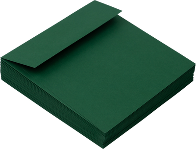 Dark Green 28lb 5 1/2 x 5 1/2 Square Envelopes