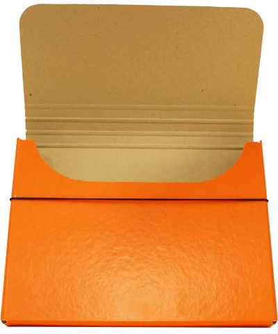 Orange 10 x 13 1/4 x 1 1/4 Thick Elastic Portfolios