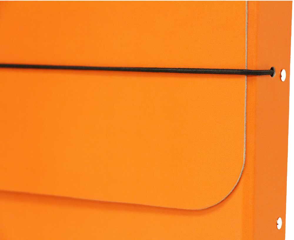 Orange 10 x 13 1/4 x 1 1/4 Thick Elastic Portfolios