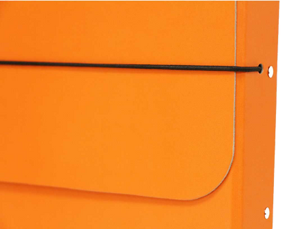 Orange 10 x 13 1/4 x 1 1/4 Thick Elastic Portfolios