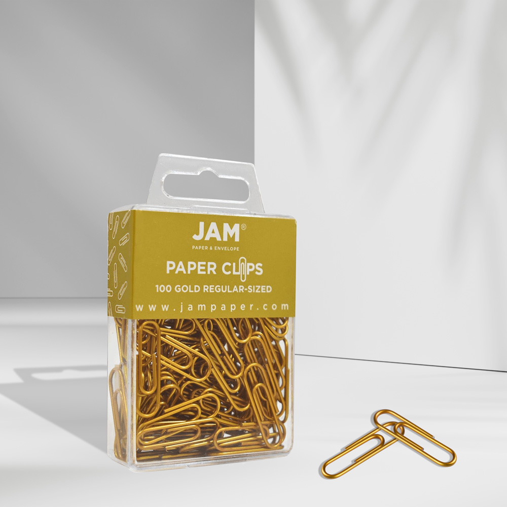 Gold Standard Paper Clips - 100 Pack