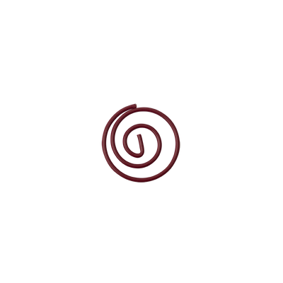 Circular "Cloops" Paper Clips - 50 Pack - Burgundy