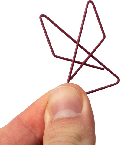 Butterfly Clips - 15 Pack - Burgundy