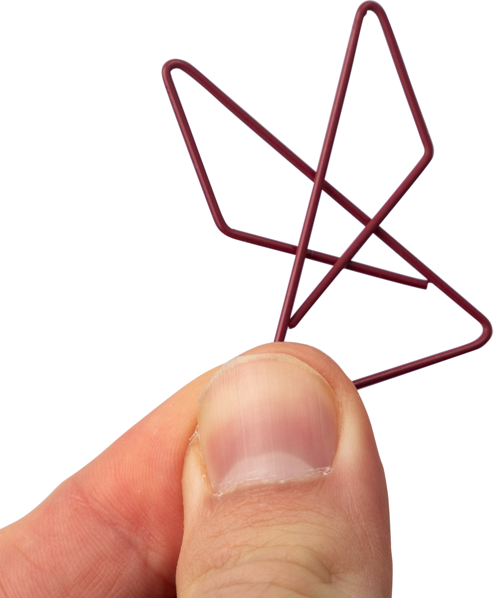 Butterfly Clips - 15 Pack - Burgundy
