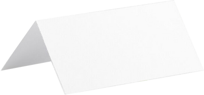 White 3 3/4 x 1 3/4 Printable Place Cards