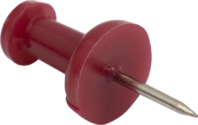 Pushpins - 100 Pack - Burgundy