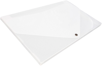 Clear Large 11 x 17 x 3/4 Plastic Portfolios with Snap