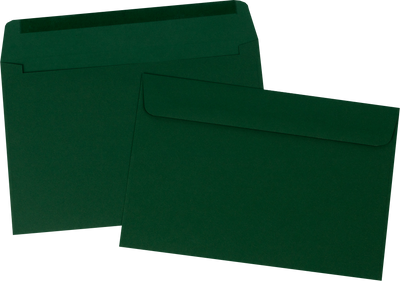 Dark Green 28lb 6 x 9 Booklet Envelopes