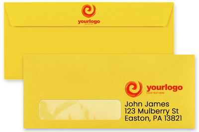 Goldenrod 24lb #10 Window Envelopes (4 1/8 x 9 1/2)