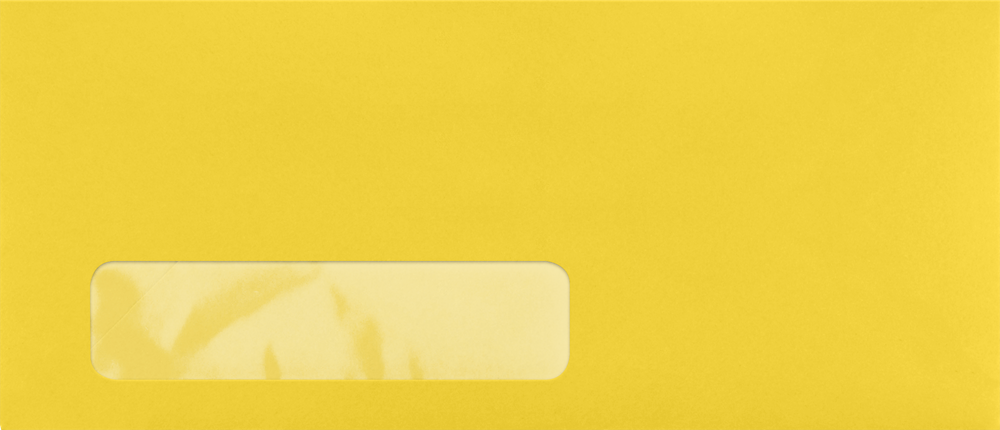 Goldenrod 24lb #10 Window Envelopes (4 1/8 x 9 1/2)