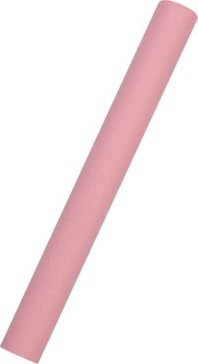 Baby Pink Matte Wrapping Paper - Short Mini Roll (26.3 Sq Ft)