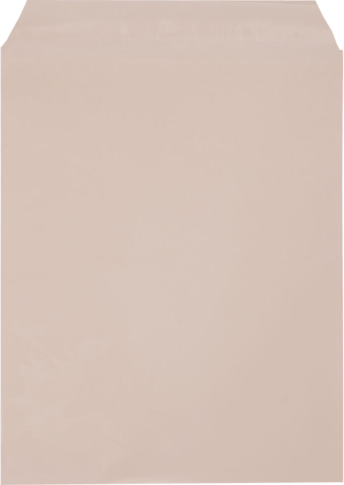 Peach 1.6mil 8 15/16 x 11 1/4 Cello Envelopes with Peel & Seal