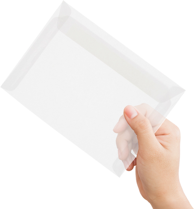 Clear Translucent 30lb 9 x 12 Booklet Envelopes