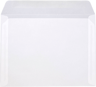 Clear Translucent 30lb 9 1/2 x 12 5/8 Booklet Envelopes