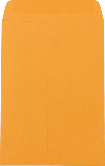 7 1/2 x 10 1/2 Open End Envelopes - Brown Kraft 28lb